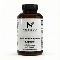 Curcuma (95% Curcumin) + Piperin - 60 vegane Kapseln
