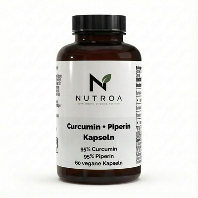 Curcuma (95% Curcumin) + Piperin - 60 vegane Kapseln
