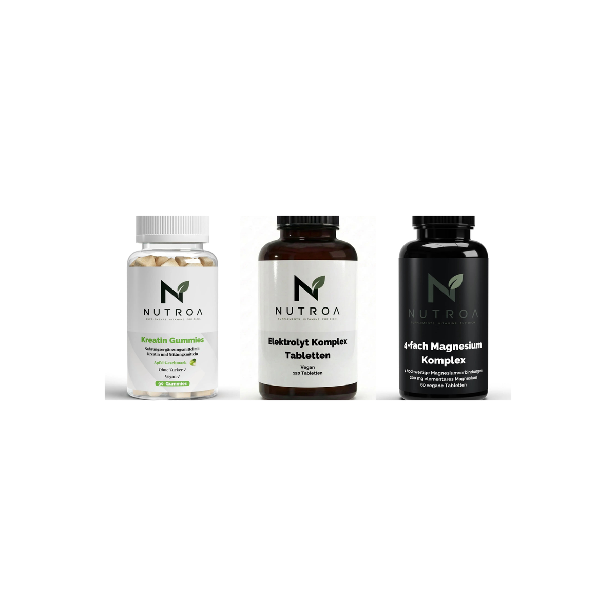 Sport & Performance Bundle – Kreatin Gummies, Elektrolyt Komplex, Magnesium 4fach Komplex