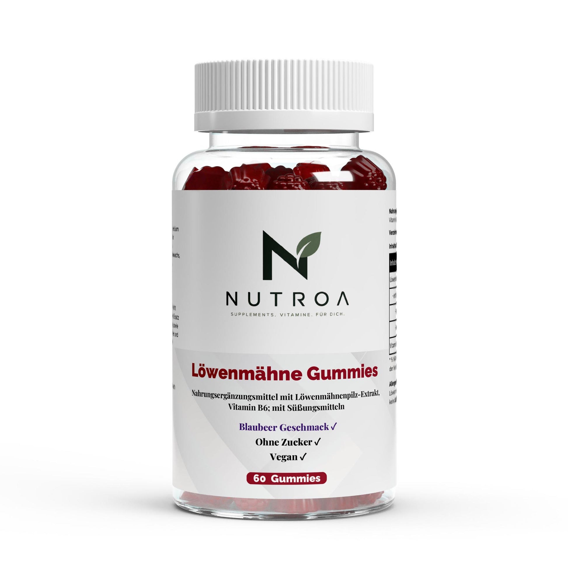 Löwenmähne + Vitamin B6 Gummies