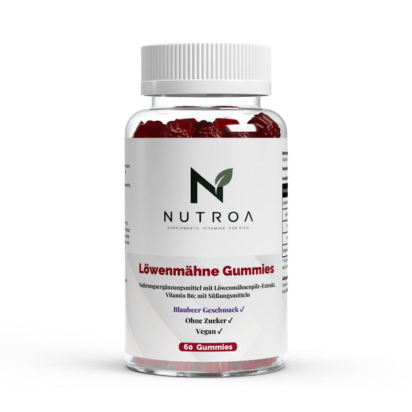 Löwenmähne + Vitamin B6 Gummies
