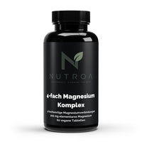 Magnesium 4fach Komplex - 60 vegane Tabletten