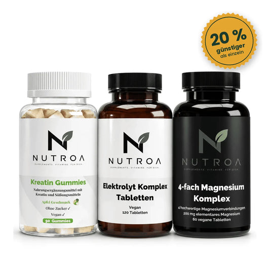 Sport & Performance Bundle – Kreatin Gummies, Elektrolyt Komplex und Magnesium 4fach Komplex