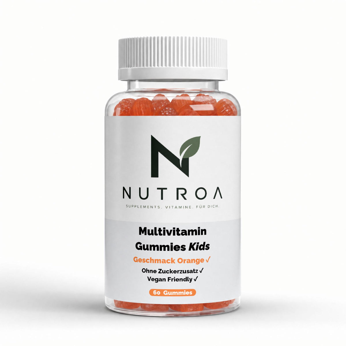 Multivitamin Gummies Kids Orange – 60 vegane Gummies von NUTROA