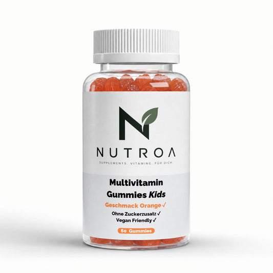 Multivitamin Gummies Kids Orange – 60 vegane Gummies von NUTROA